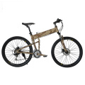 Factory direct selling cheap folding steel and aluminum alloy 26-inch mountain bike.